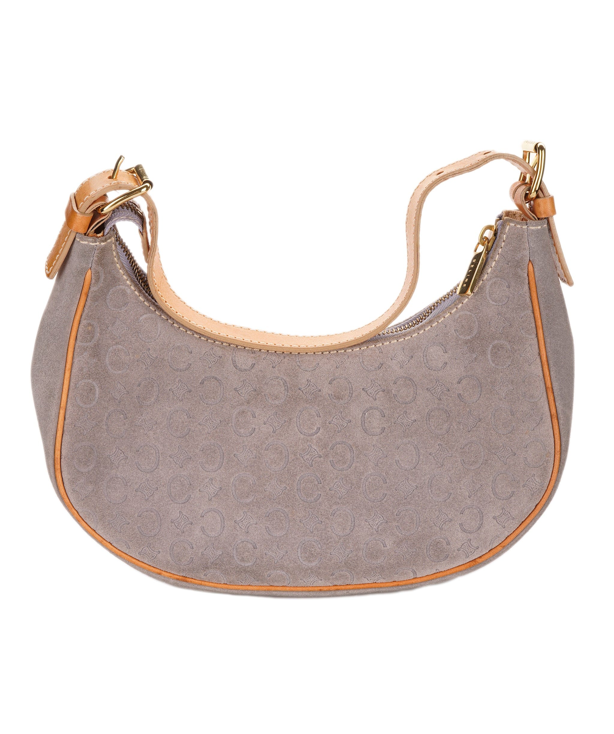 Celine Celine suede half moon shoulder bag  - AJC0843