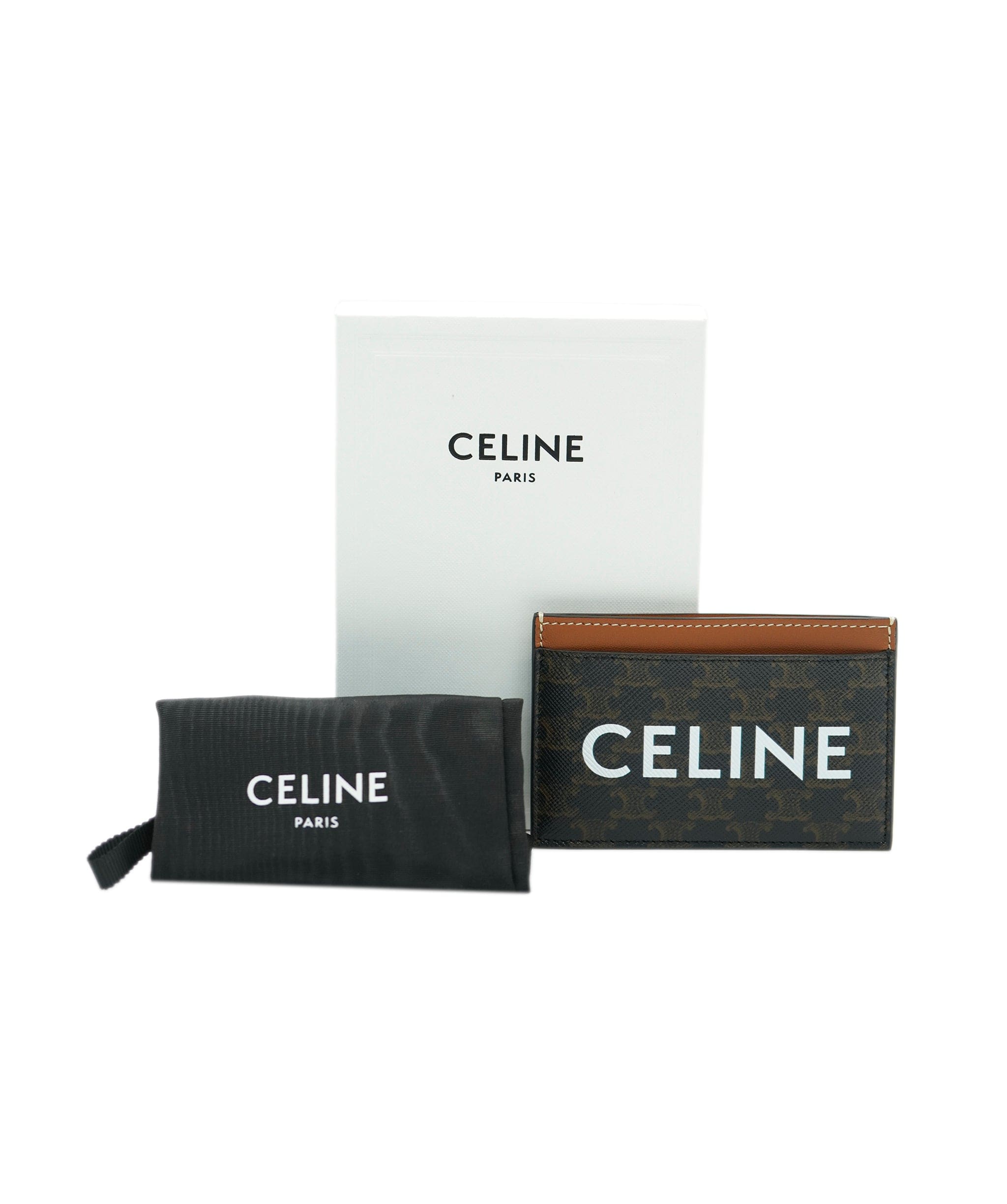 Celine Celine Triomphe brown cardholder - UKL1460