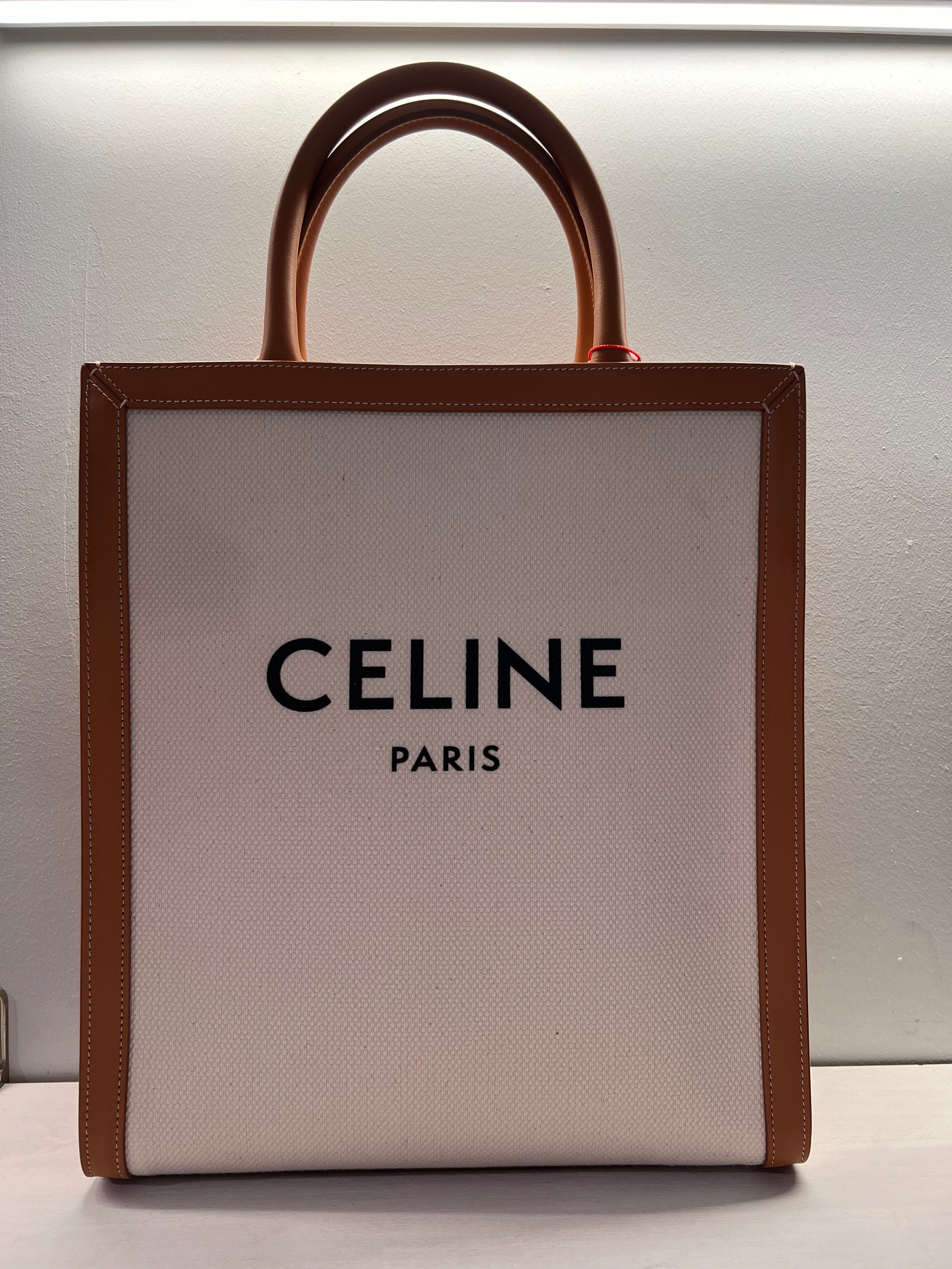 Celine Celine Vertical Small Tote bag in Canvas SYCC110