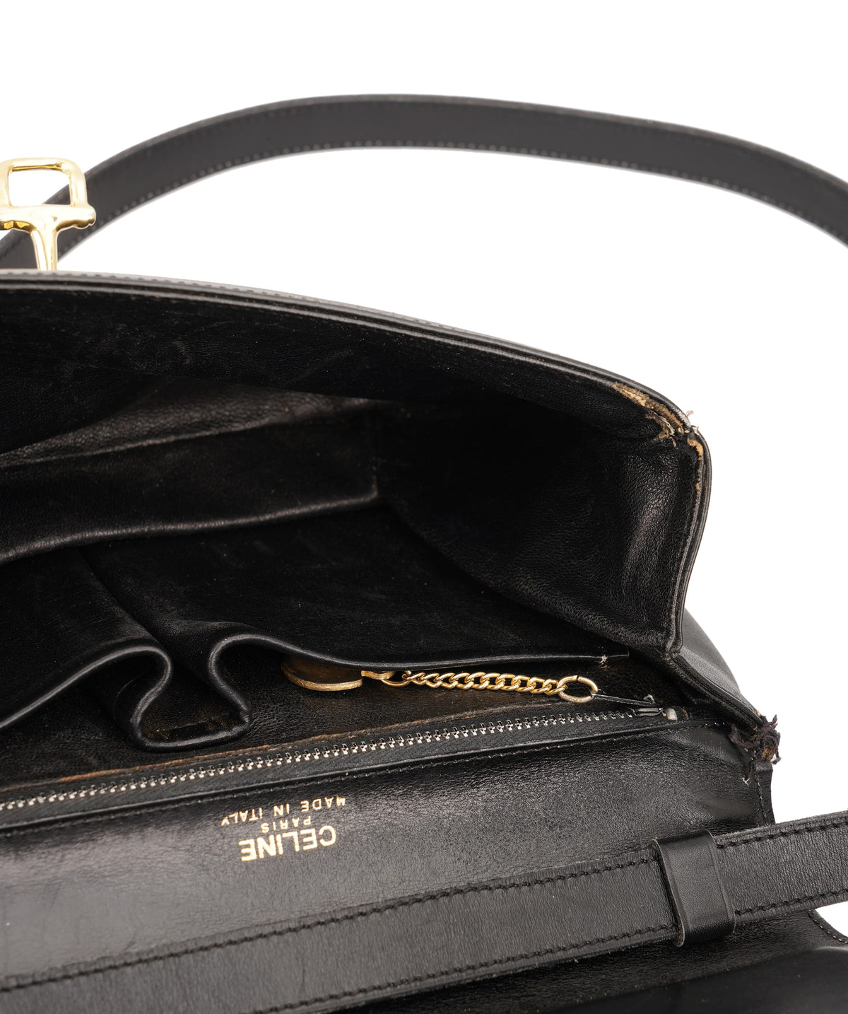 Celine Celine Vintage Black Crossbody With GHW ALL1173