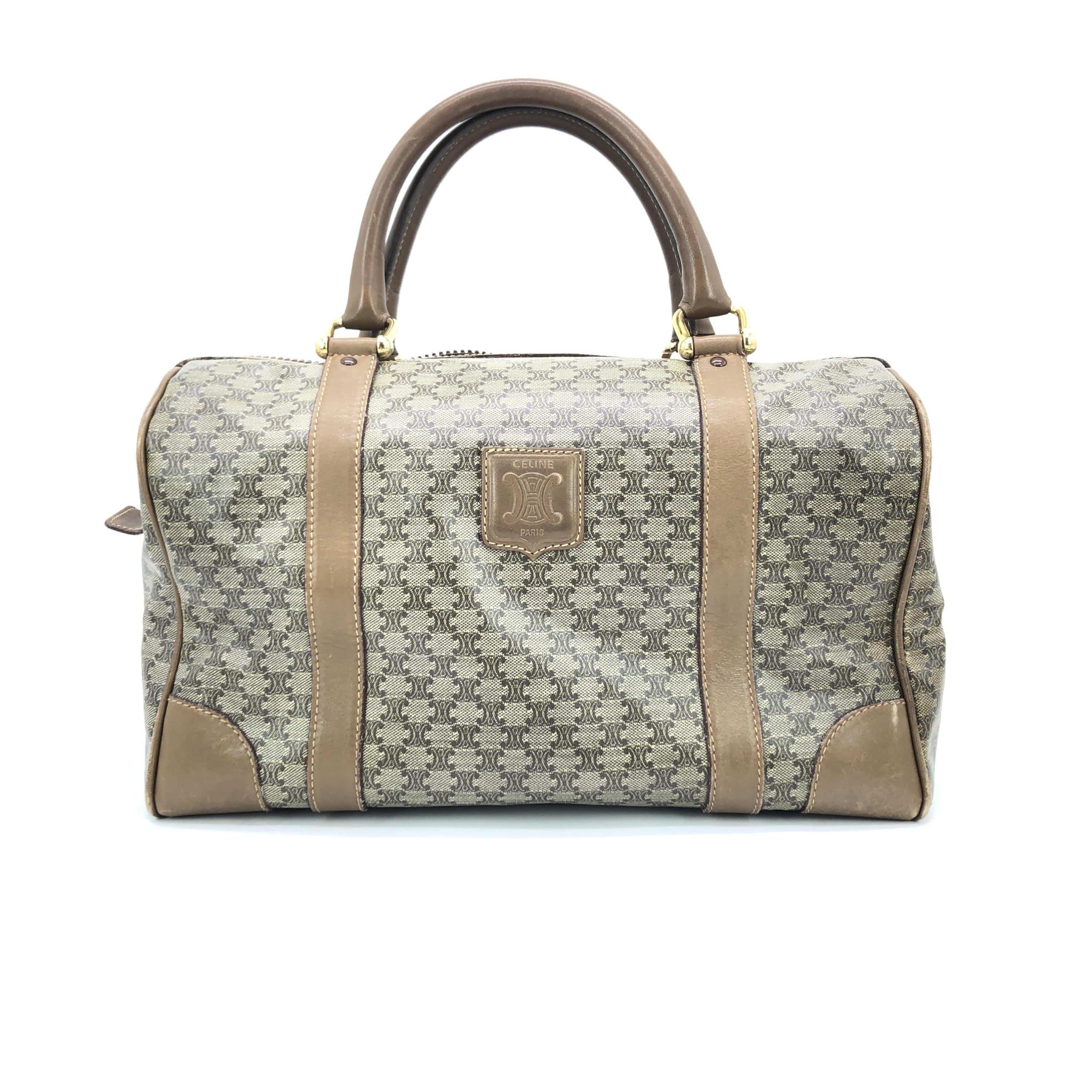 Celine Celine Vintage Macadam Boston Travel Bag C333625