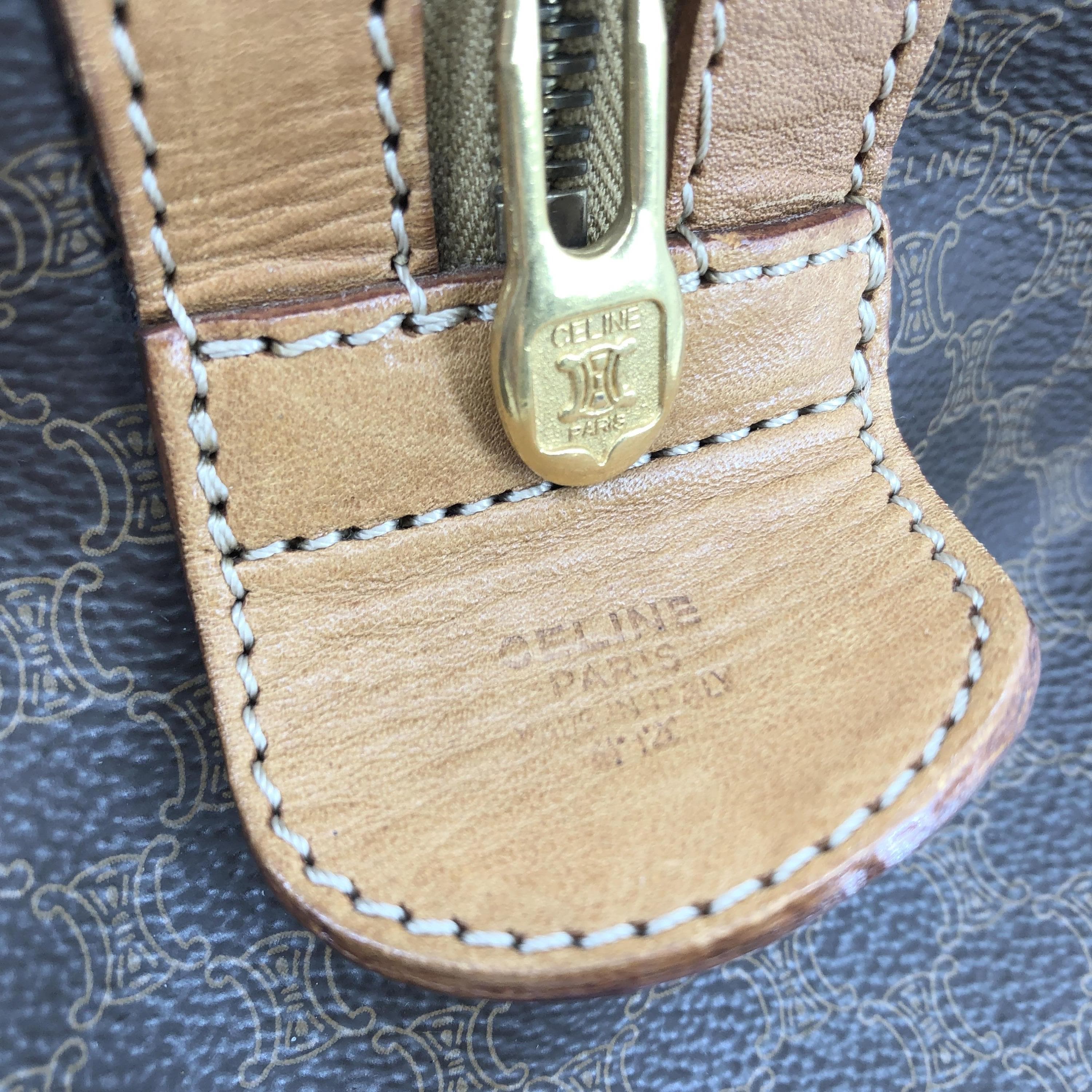 Celine ""TIKTOK ORDER- SABRINA- TRACKING NUMBER 12 3912 9500 " Celine Macadam Boston Bag PVC/Leather Brown ALC3206