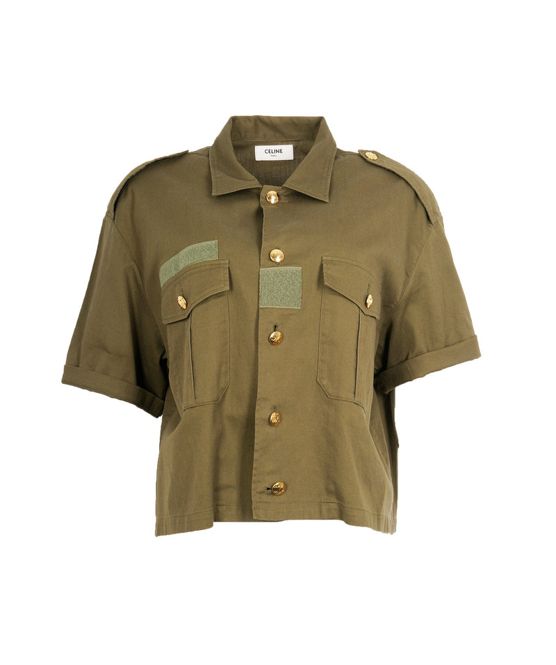 Green celine discount shirt