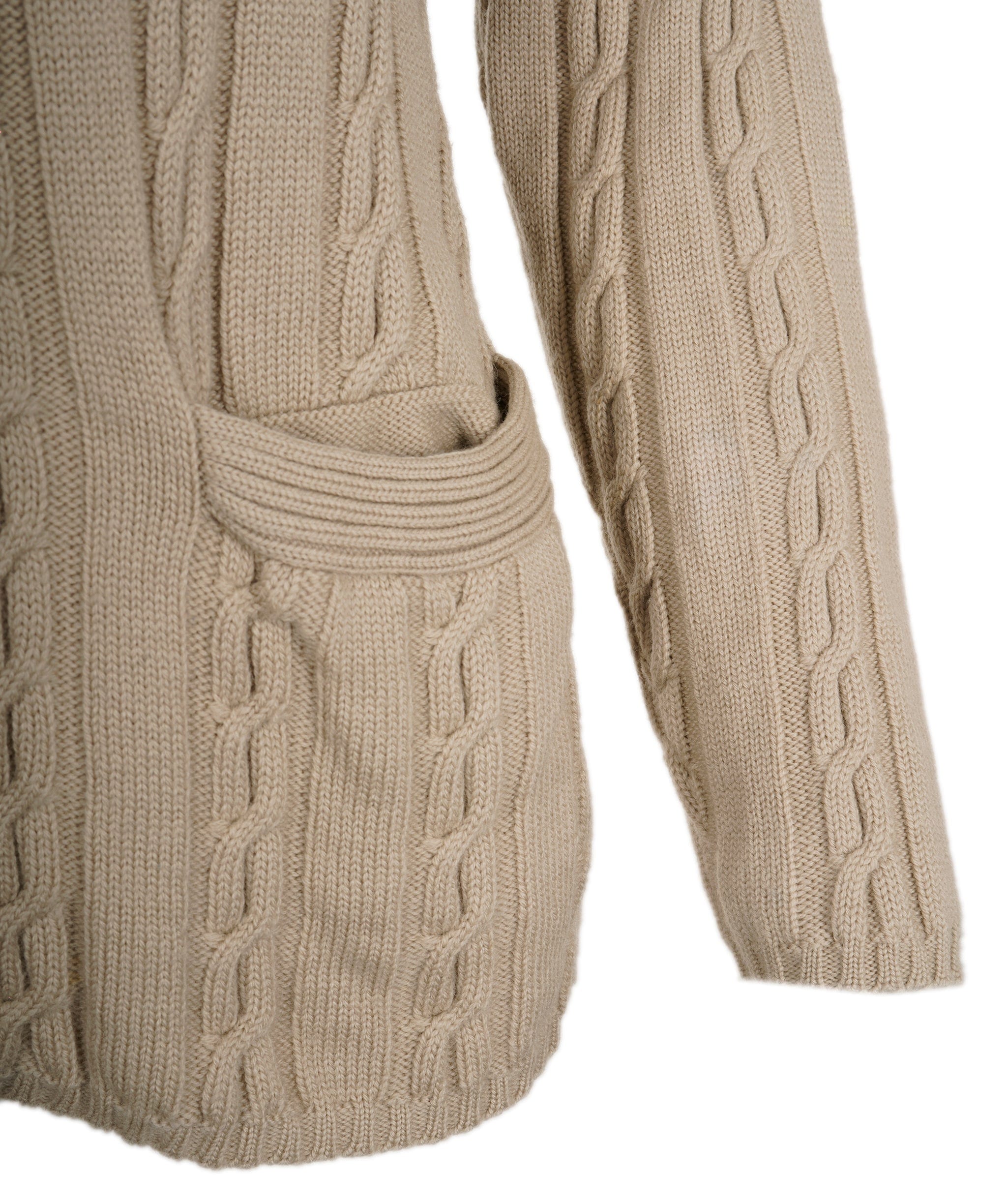 Celine ???Celine Knit Cardigan #42 Beige ASL9819