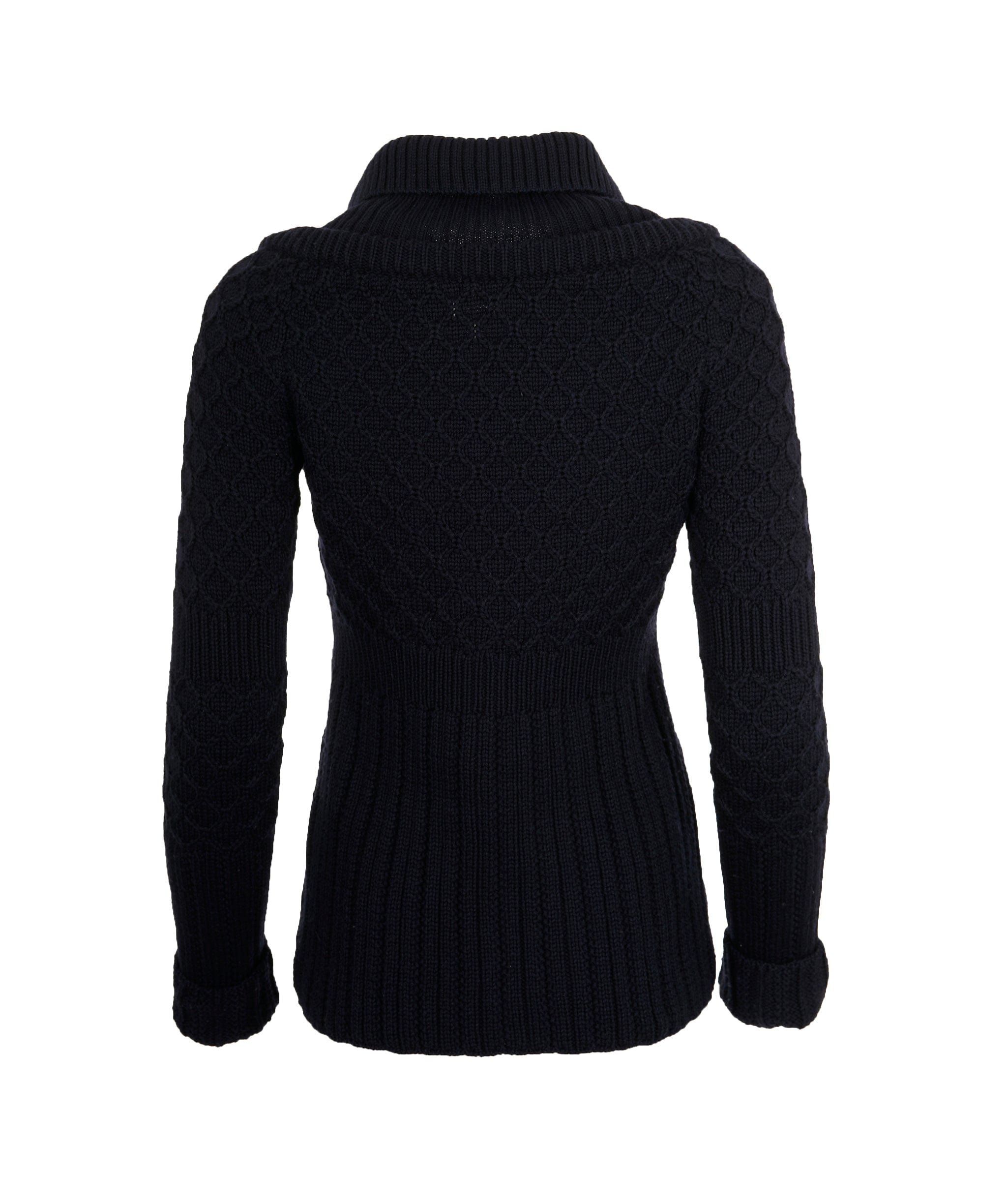 Celine Celine Knit Jacket #M Navy ASL9814