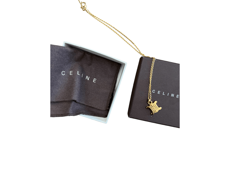 Amazon.co.jp: Celine CELINE 46S896BRA 35OR Necklace, Pendant, Accessory,  Maillon, Triomphe, Gold, Women's, Parallel Import : Clothing, Shoes &  Jewelry