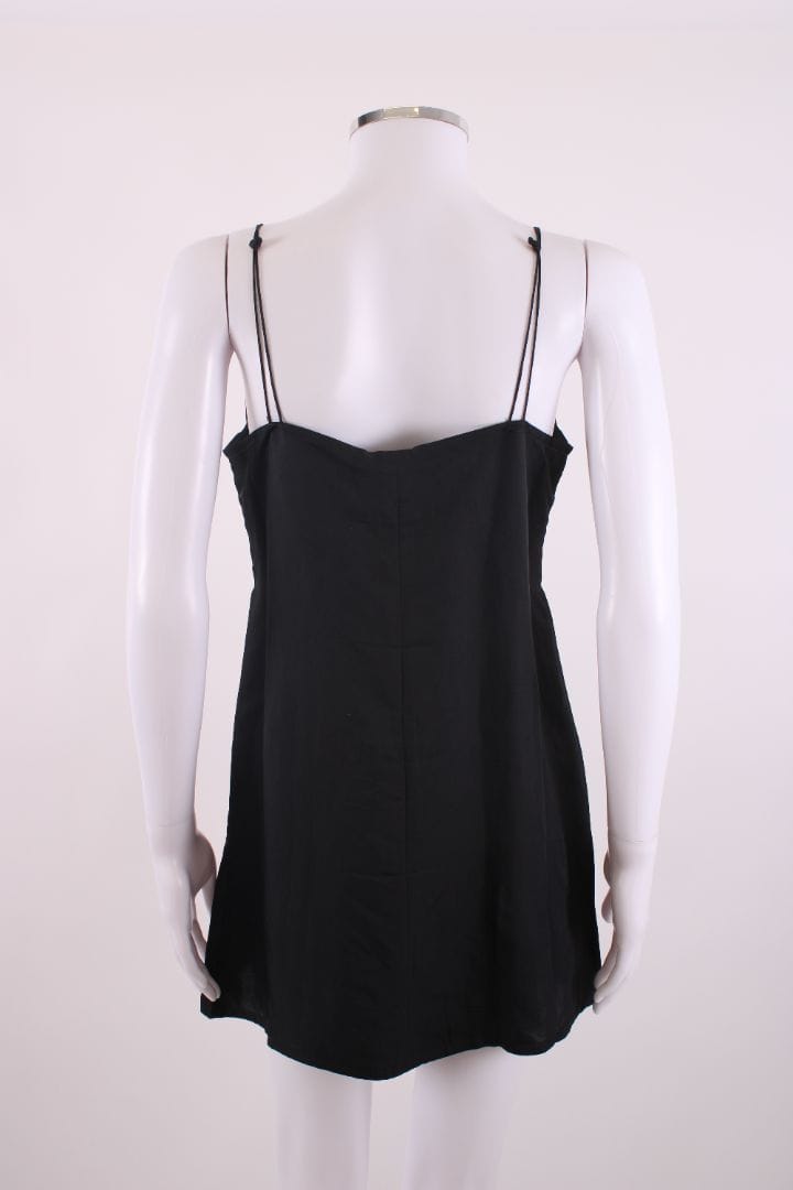 Celine Celine S/S Mini Slip Dress Black 12
