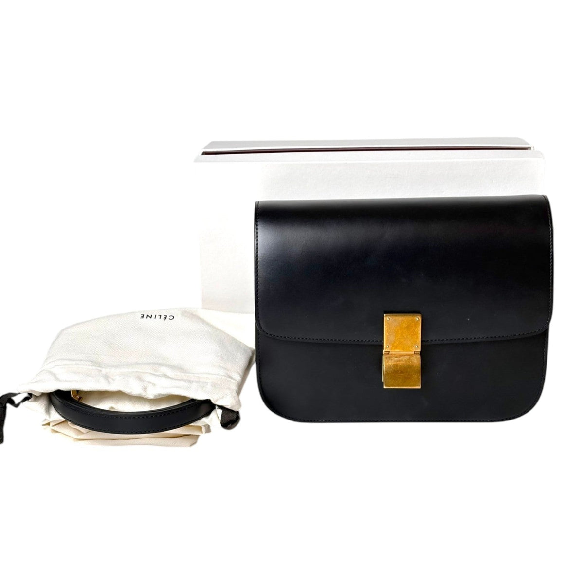 Celine Celine Black Classic Box Bag