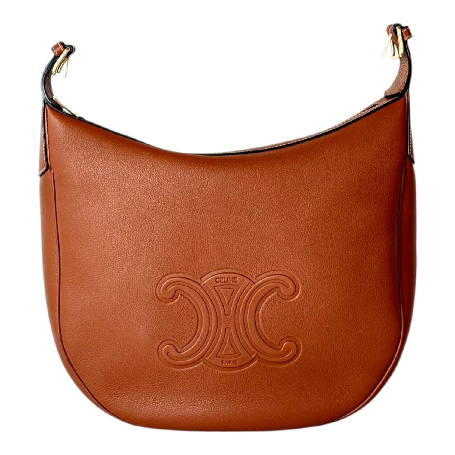 Celine Celine Brown Triomphe Hobo Bag
