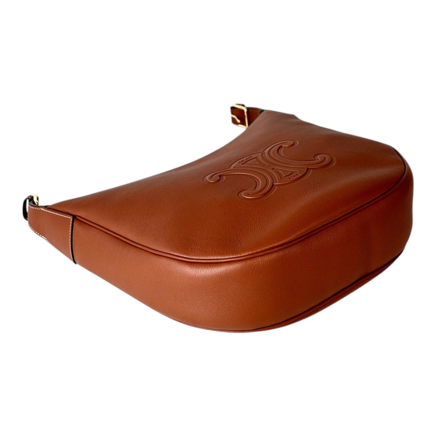 Celine Celine Brown Triomphe Hobo Bag