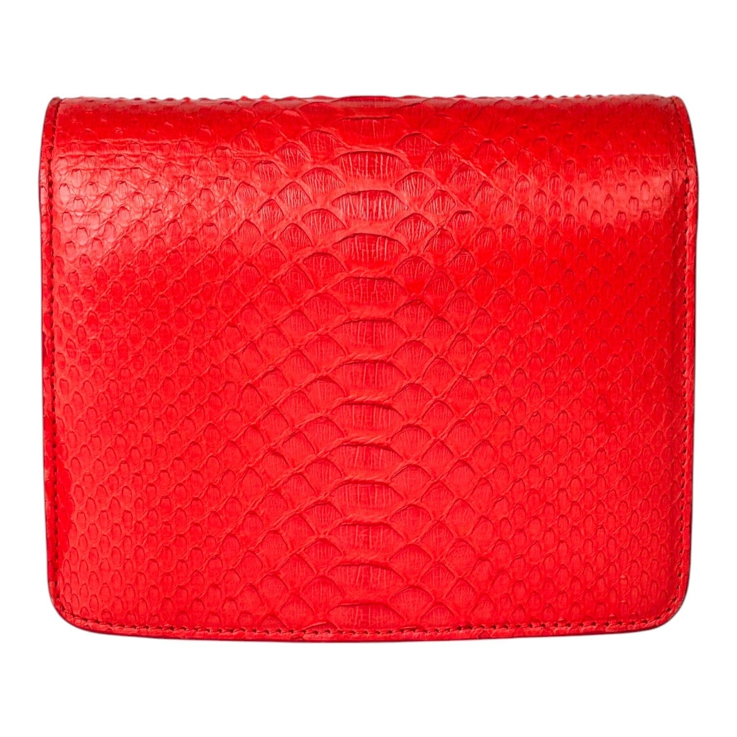 Celine Celine Classic Mini Red Python Bag