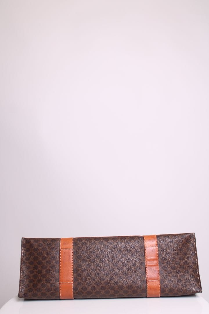 Celine Celine Macadam Shopper Tote Brown