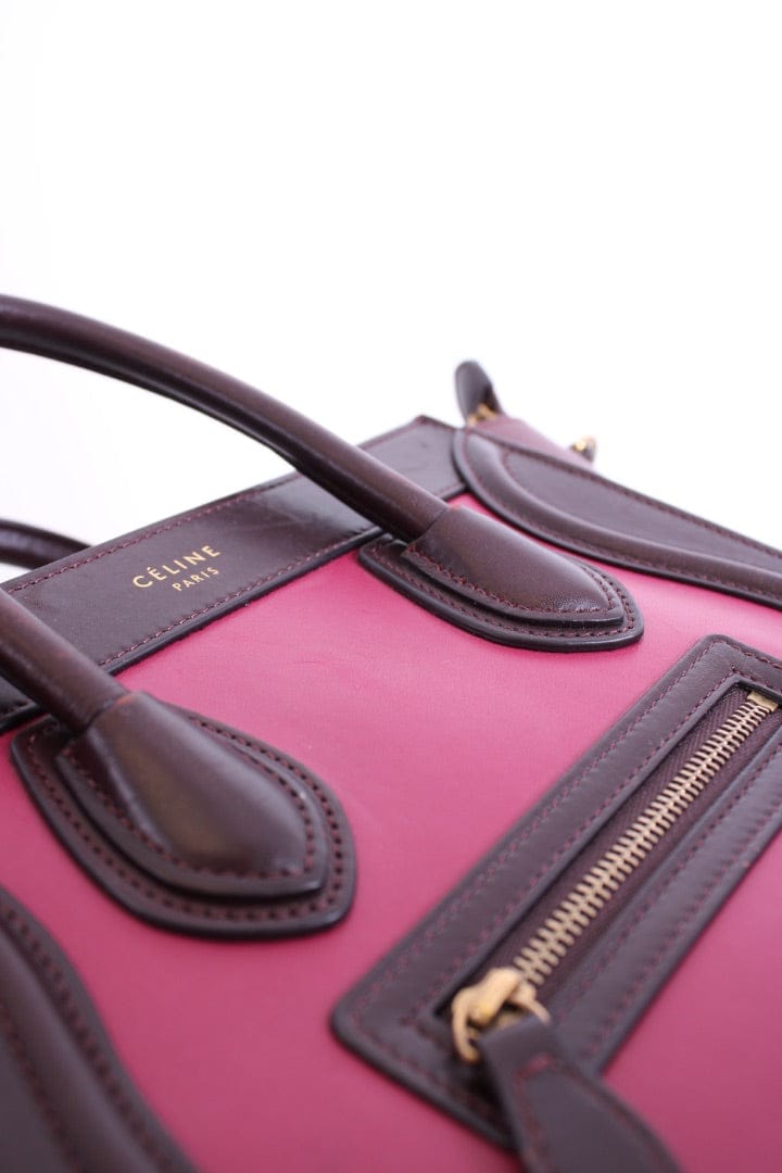 Celine Celine Nano Luggage Tote Tri Colour