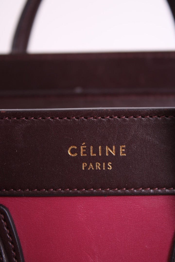 Celine Celine Nano Luggage Tote Tri Colour
