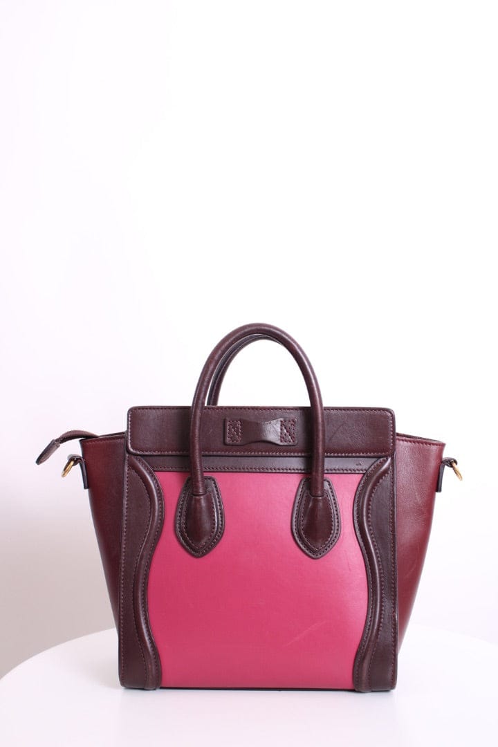 Celine Celine Nano Luggage Tote Tri Colour