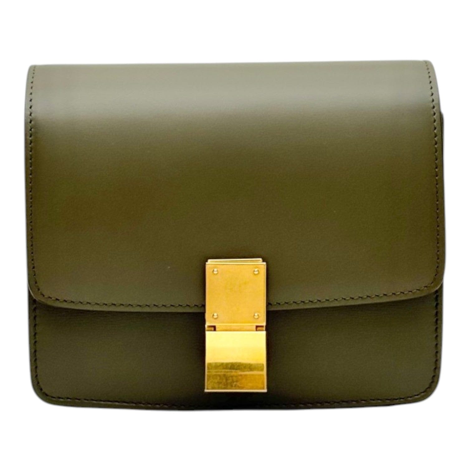Celine Celine Olive Small Classic Box Bag