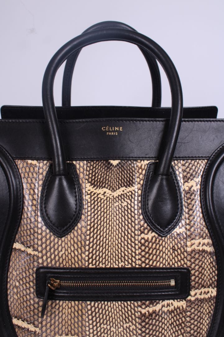 Celine Celine Phantom Luggage Python
