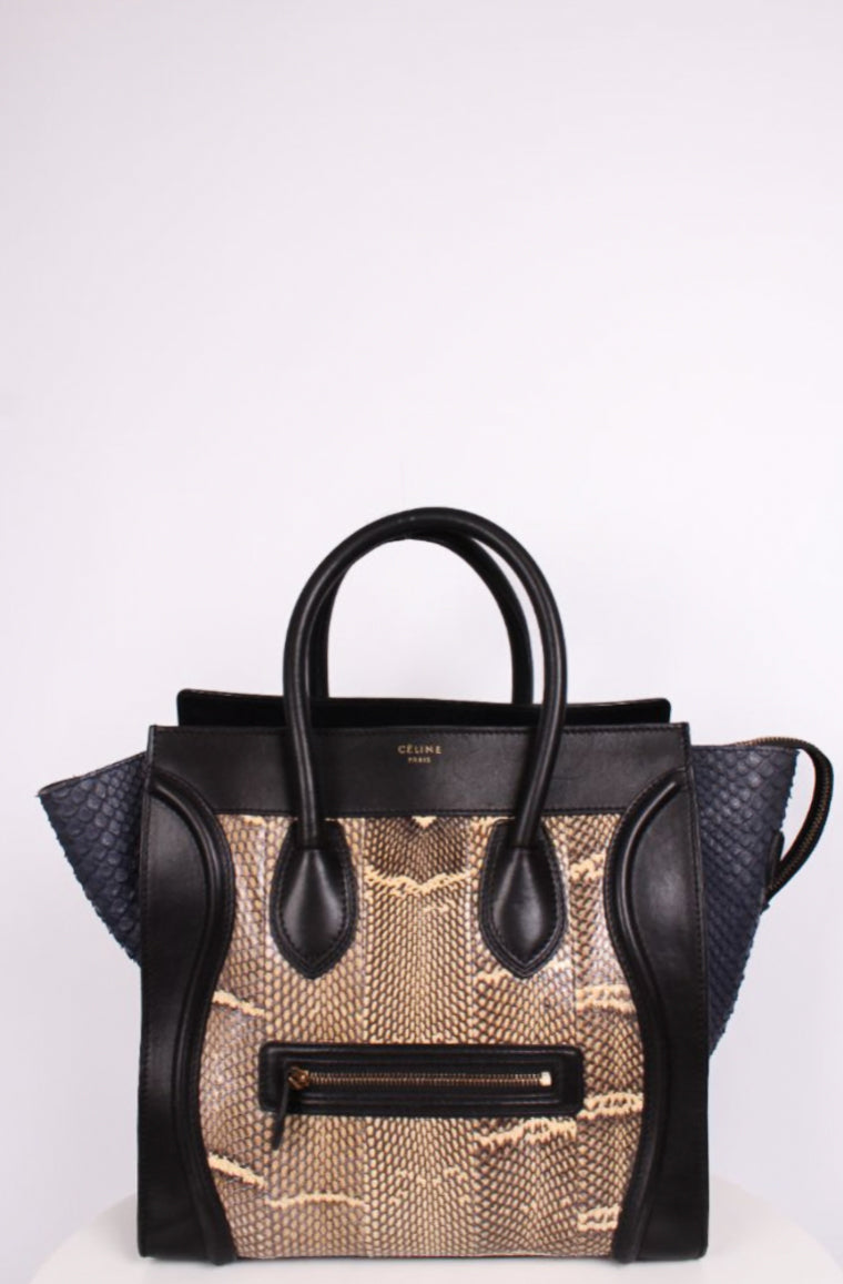 Celine Phantom Luggage Python – Luxury Promise