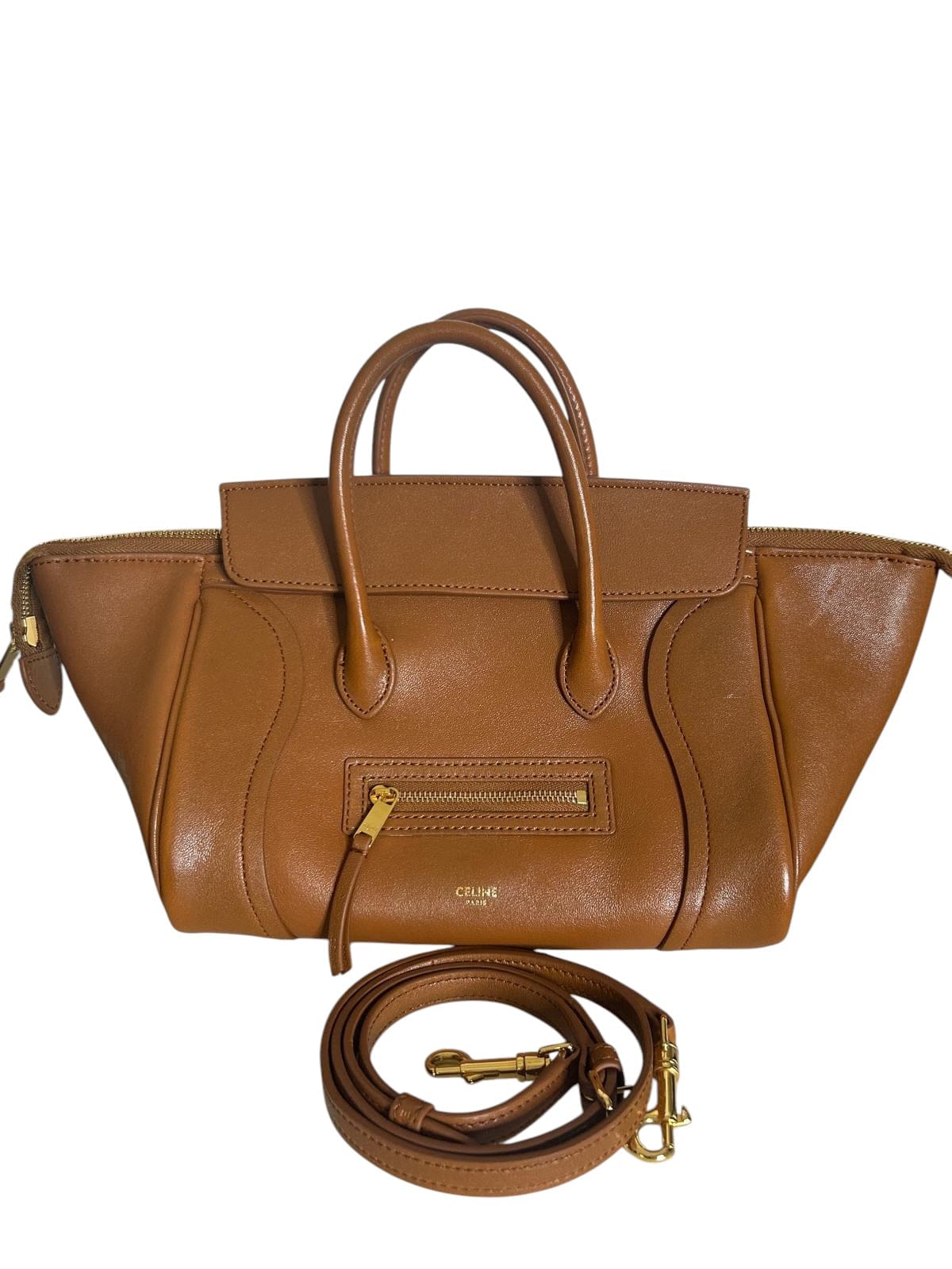 Celine Celine Small Tan Luggage in Lambskin - Current Style Puchased in Jan 2026