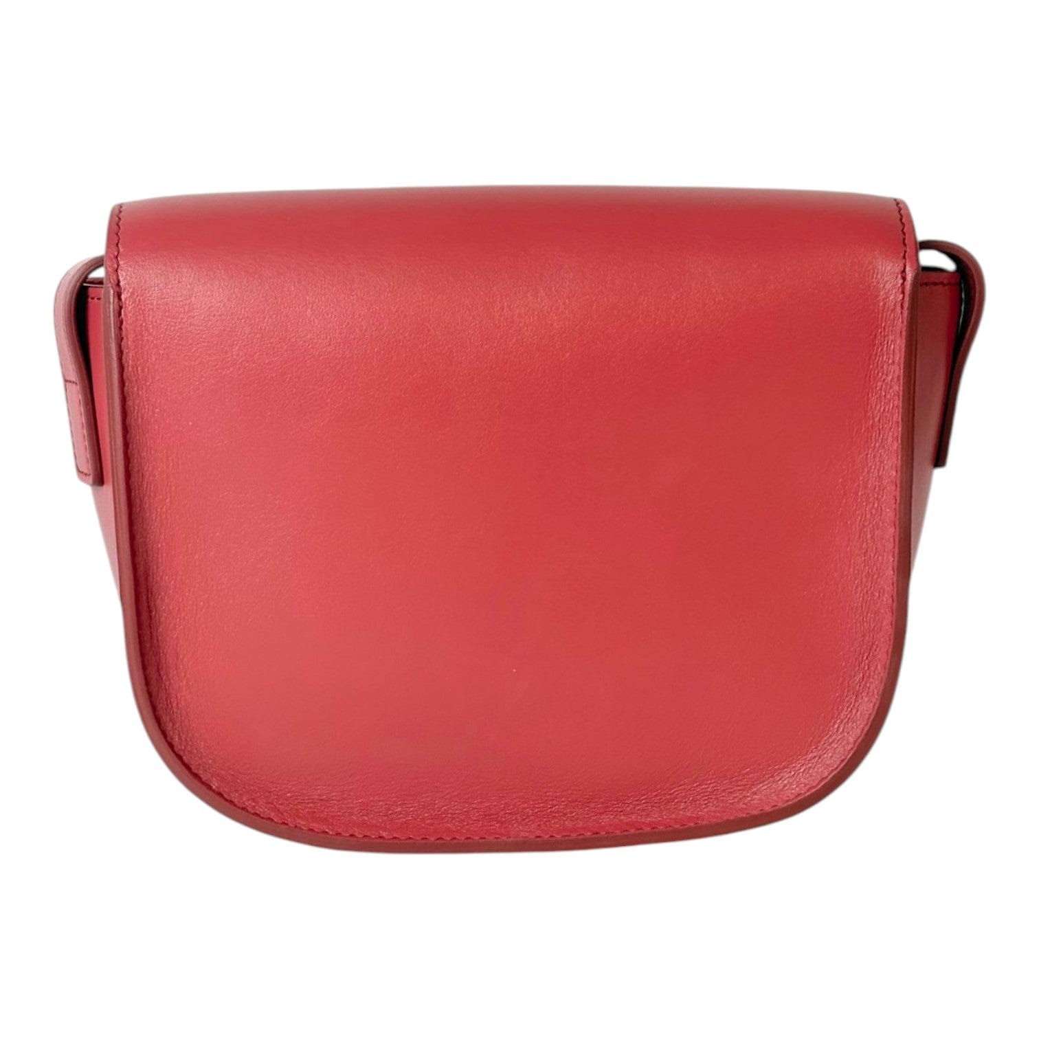 Celine Celine Smooth Pink Calfskin Triomphe Folco Crossbody Bag