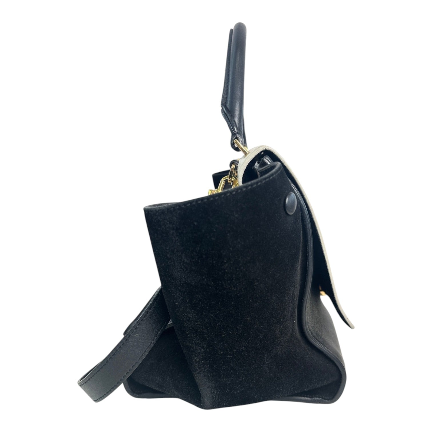Celine Celine Trapeze Medium Black & White Bag