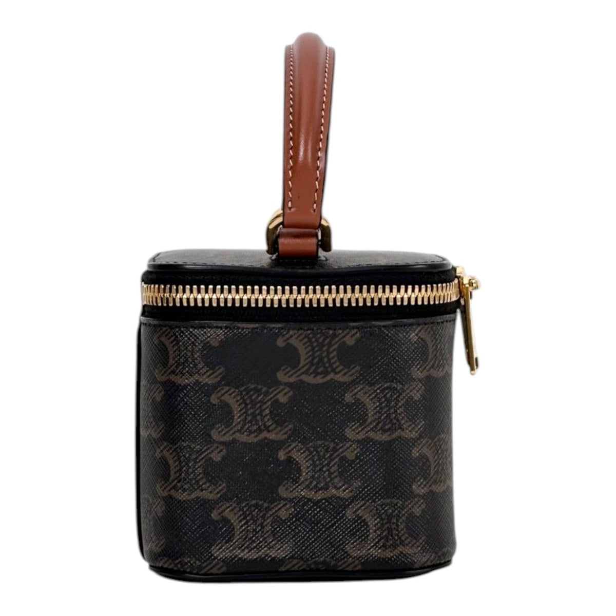 Celine Celine Triomphe Canvas Vanity Bag