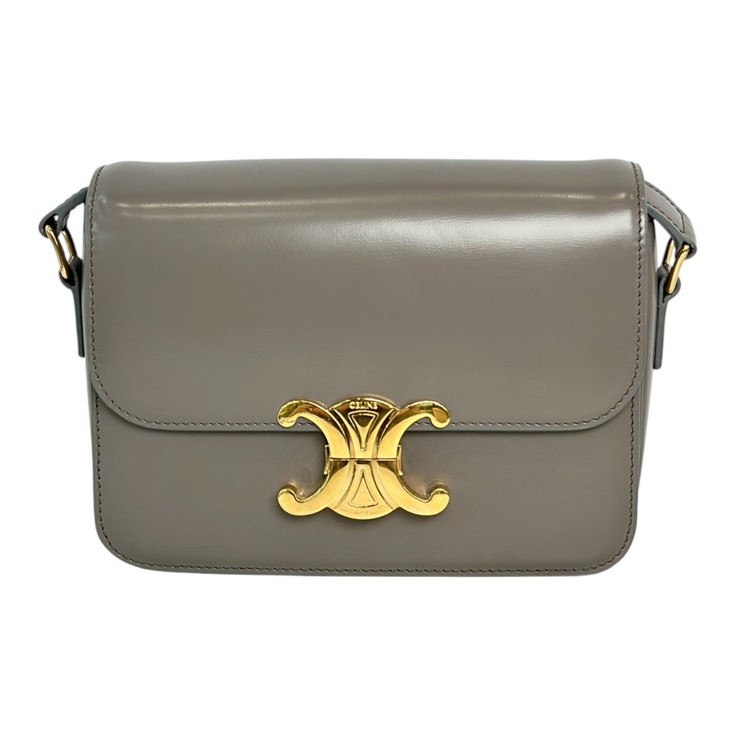 Celine Celine Triomphe Teen Grey Bag