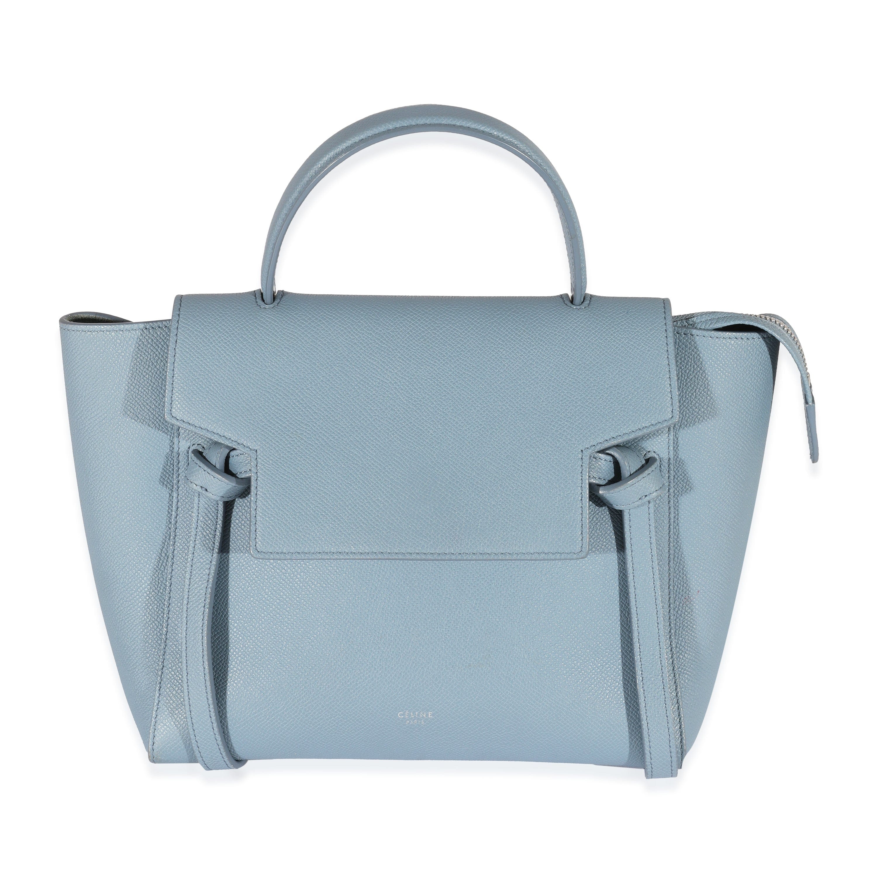 Celine Celine Blue Leather Mini Belt Bag