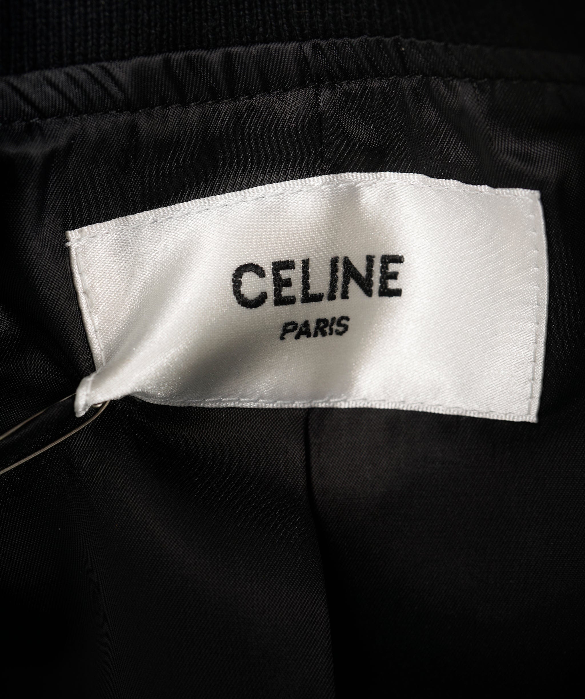 Celine Celine Black Bomber Triomphe Jacket ALC1348