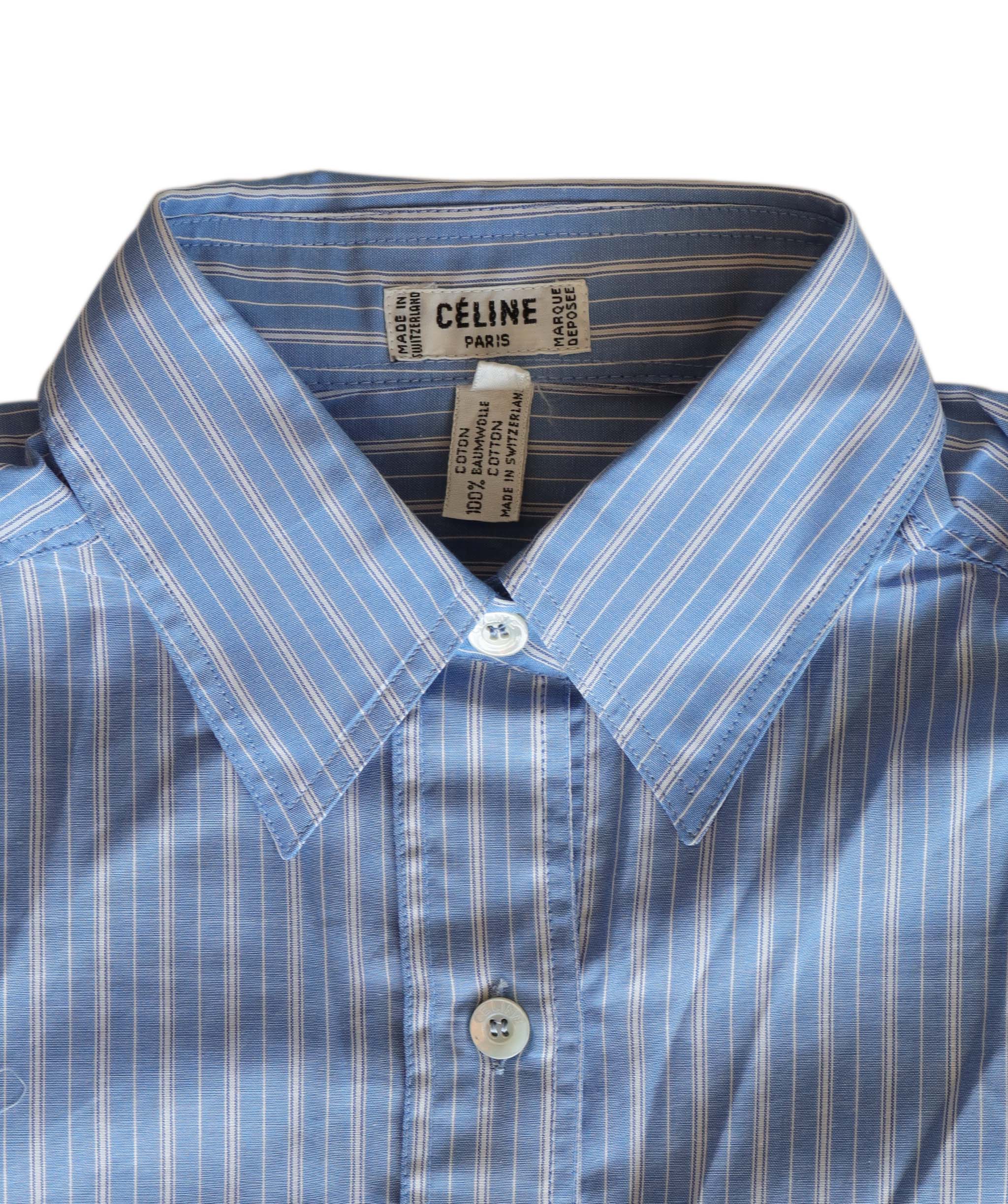 Celine Celine blue striped shirt AGC1886