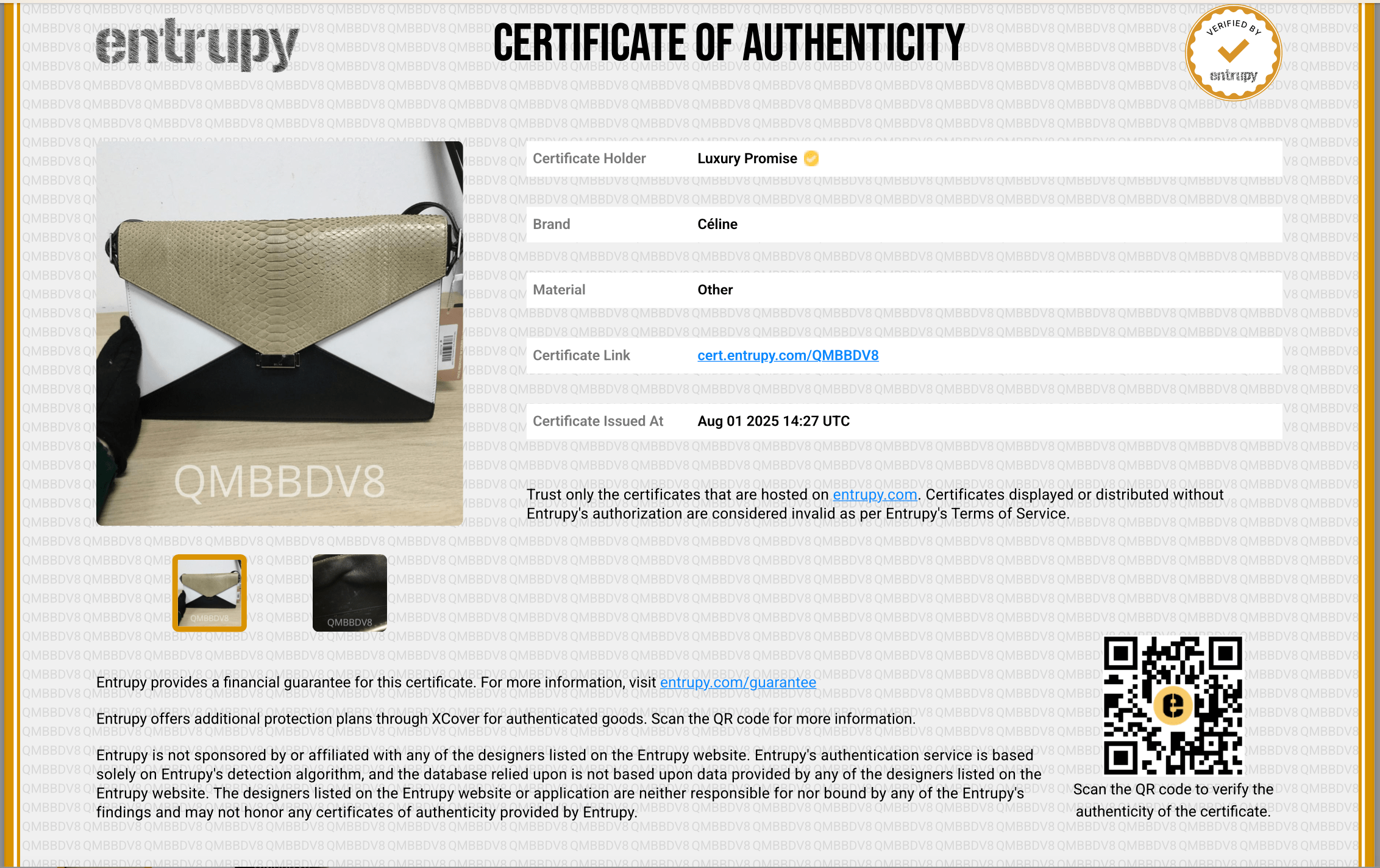 Celine Celine Envelope Python Shoulder Bag  ALC2026