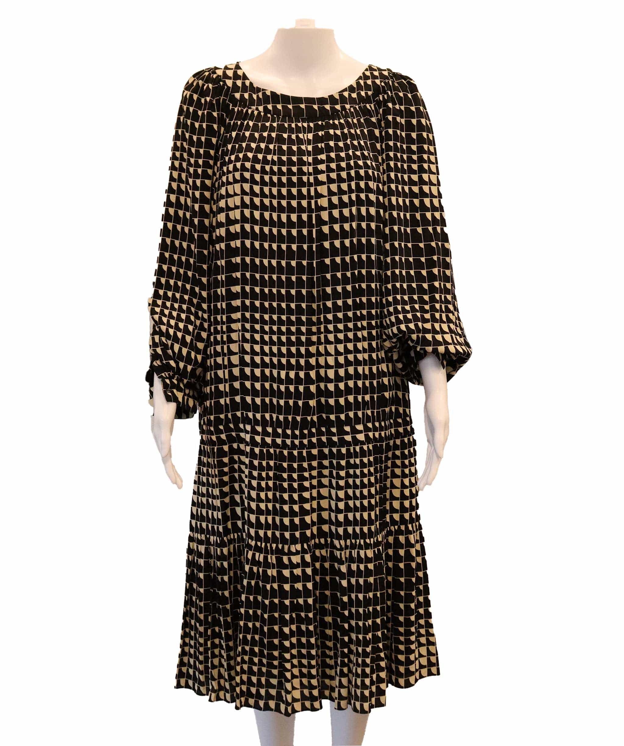 Celine Celine Geometric silk dress AGC2393