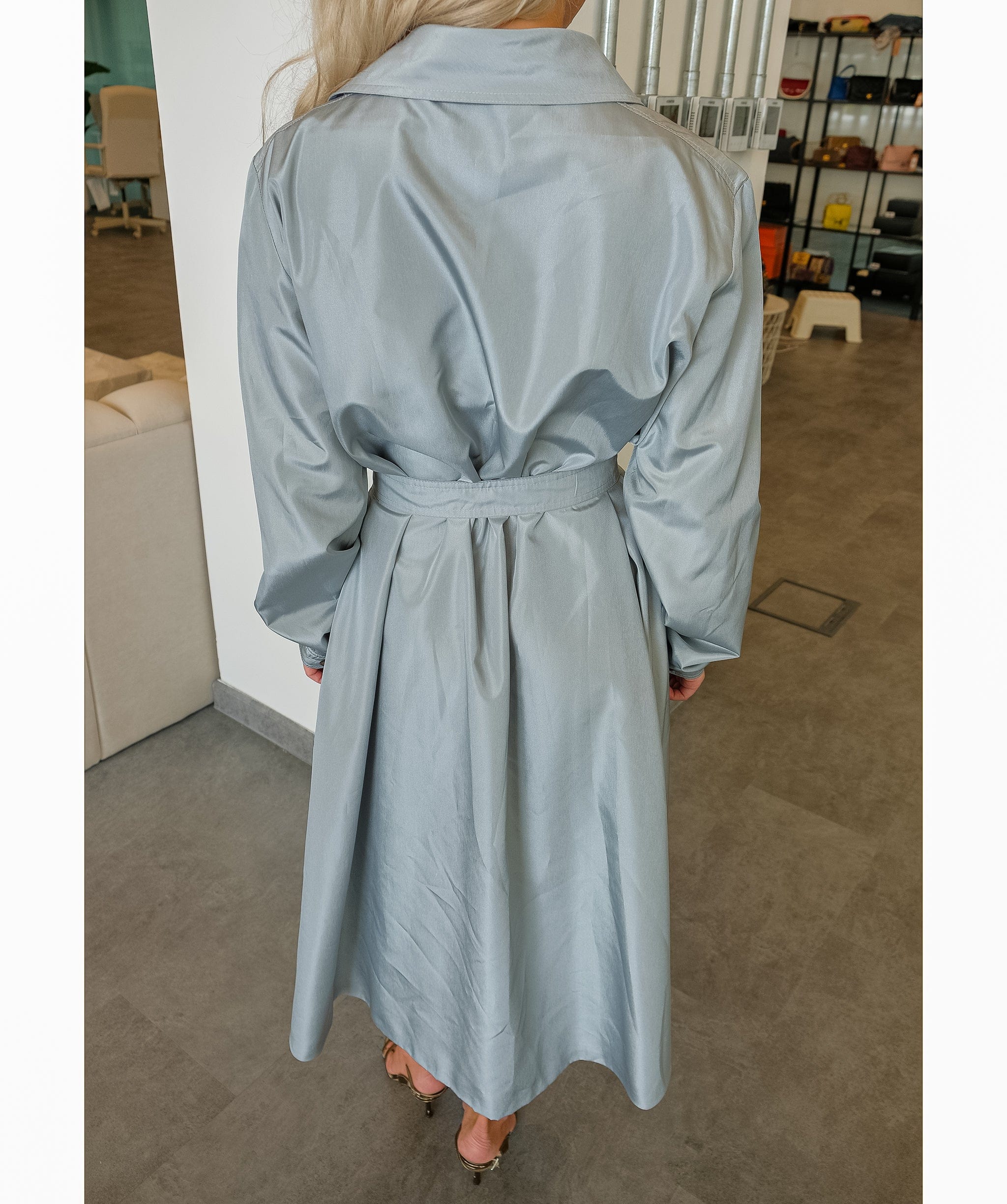 Celine Celine Grey Trench Coat  ASL10347