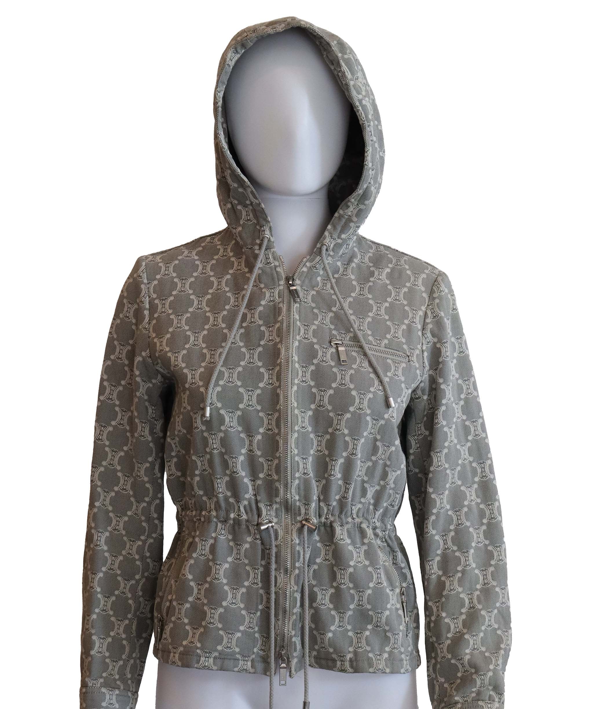 Celine Celine Macadam Denim Jacket Gray Hoodie  DXBK0154