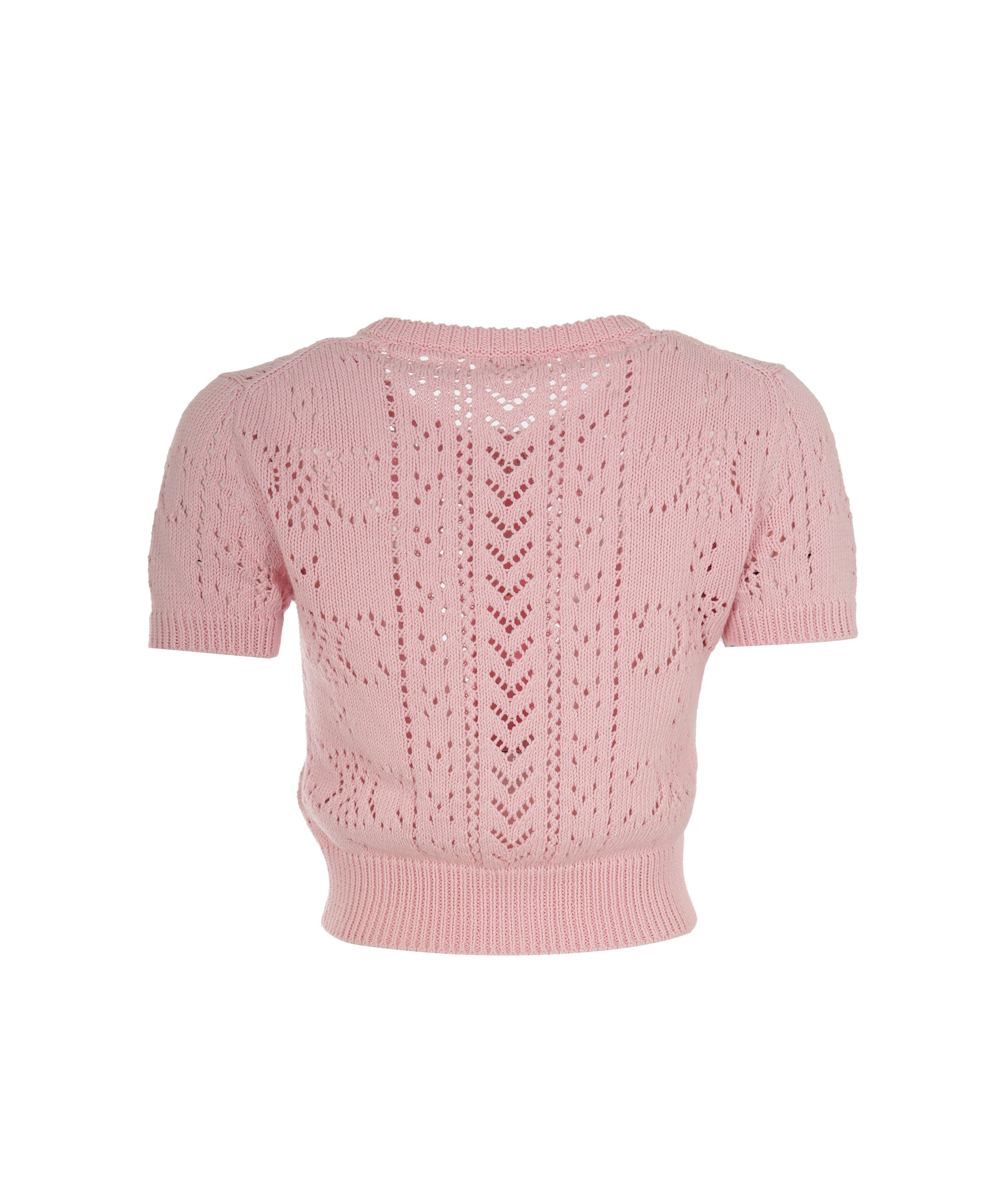 Celine Celine Pink Cardigan with Logo ALC2319