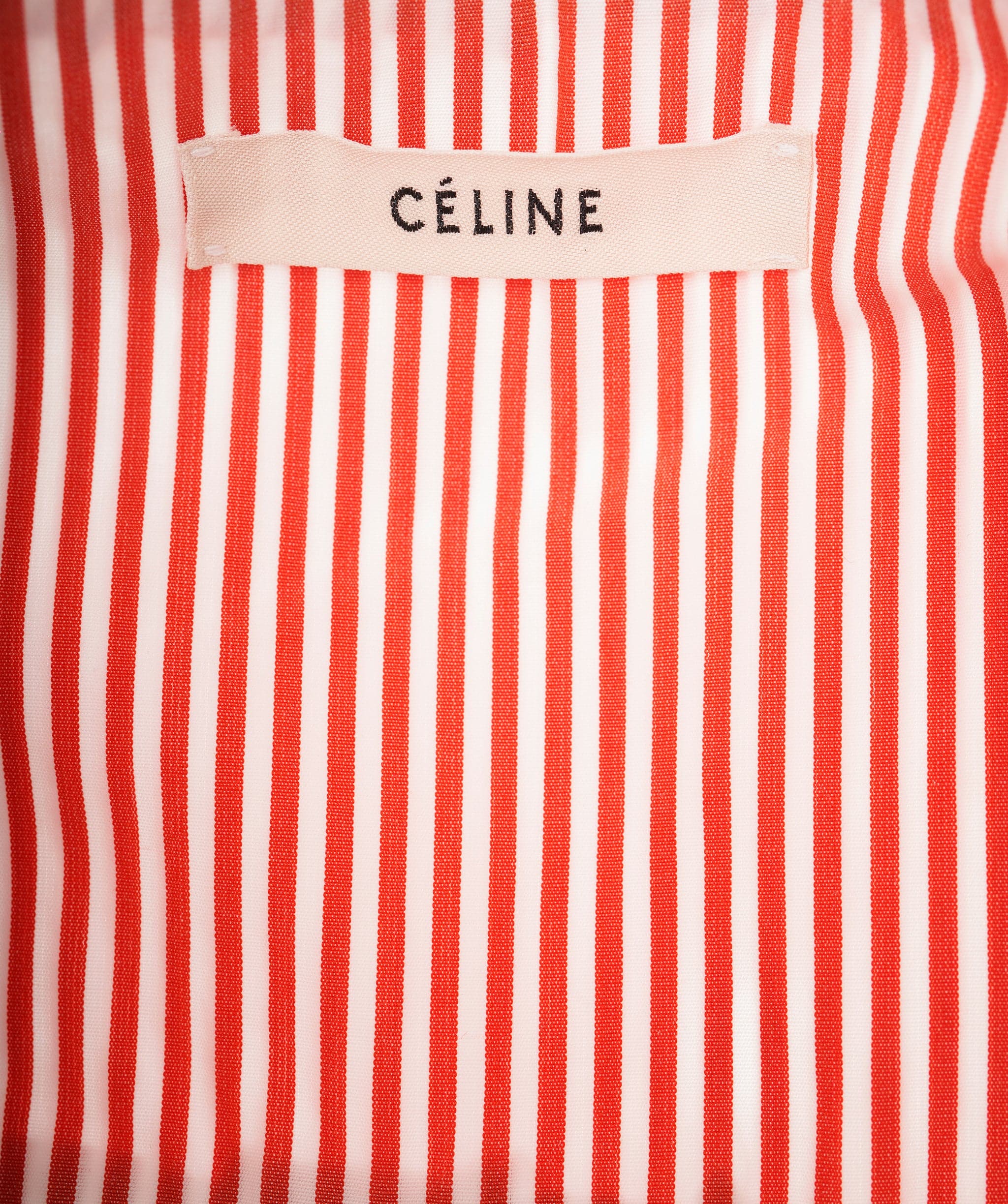 Celine Celine Tank Top Cotton White Red DXBS0159