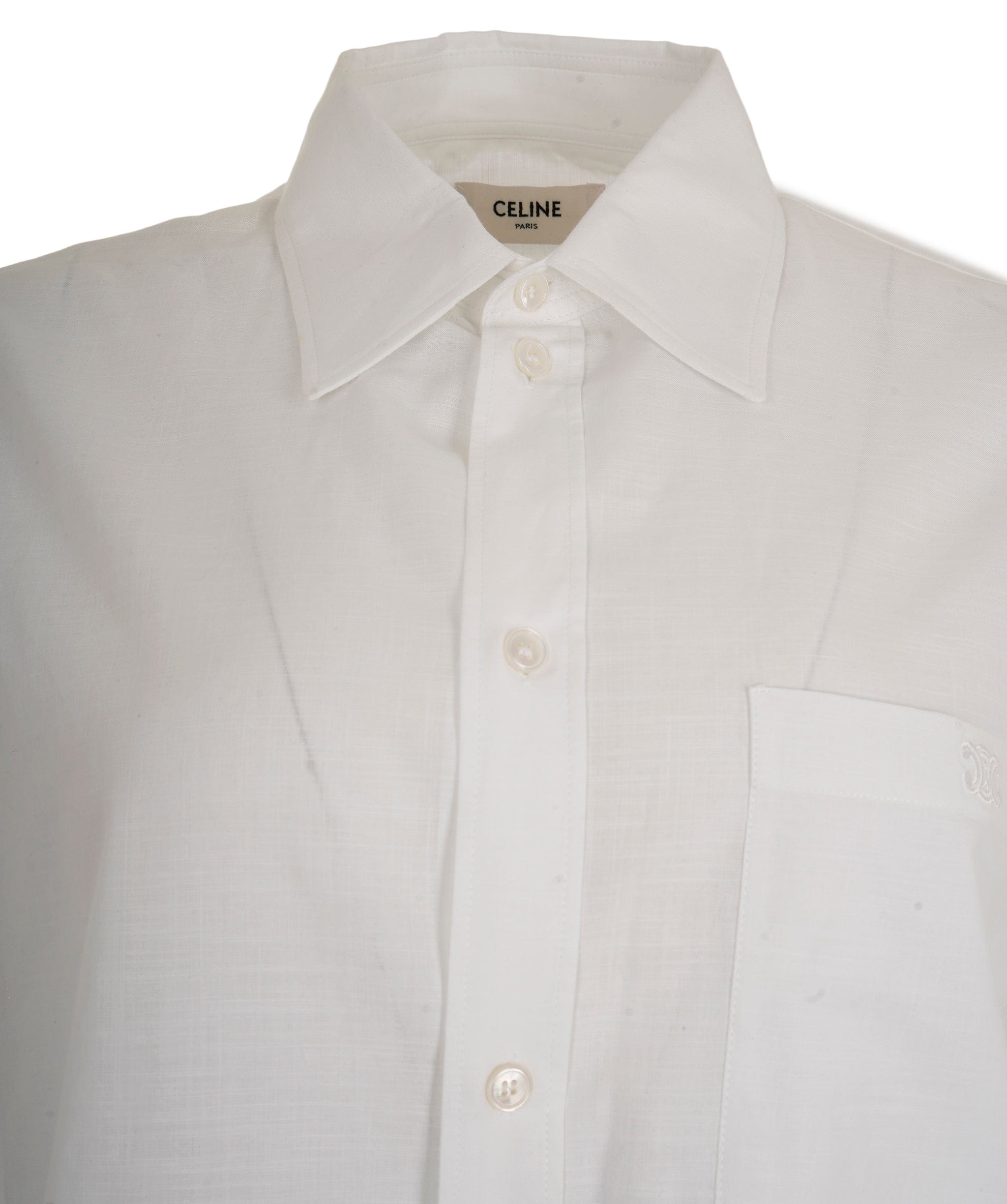 Celine Celine Triomphe Belted Shirt Dress ALC2473