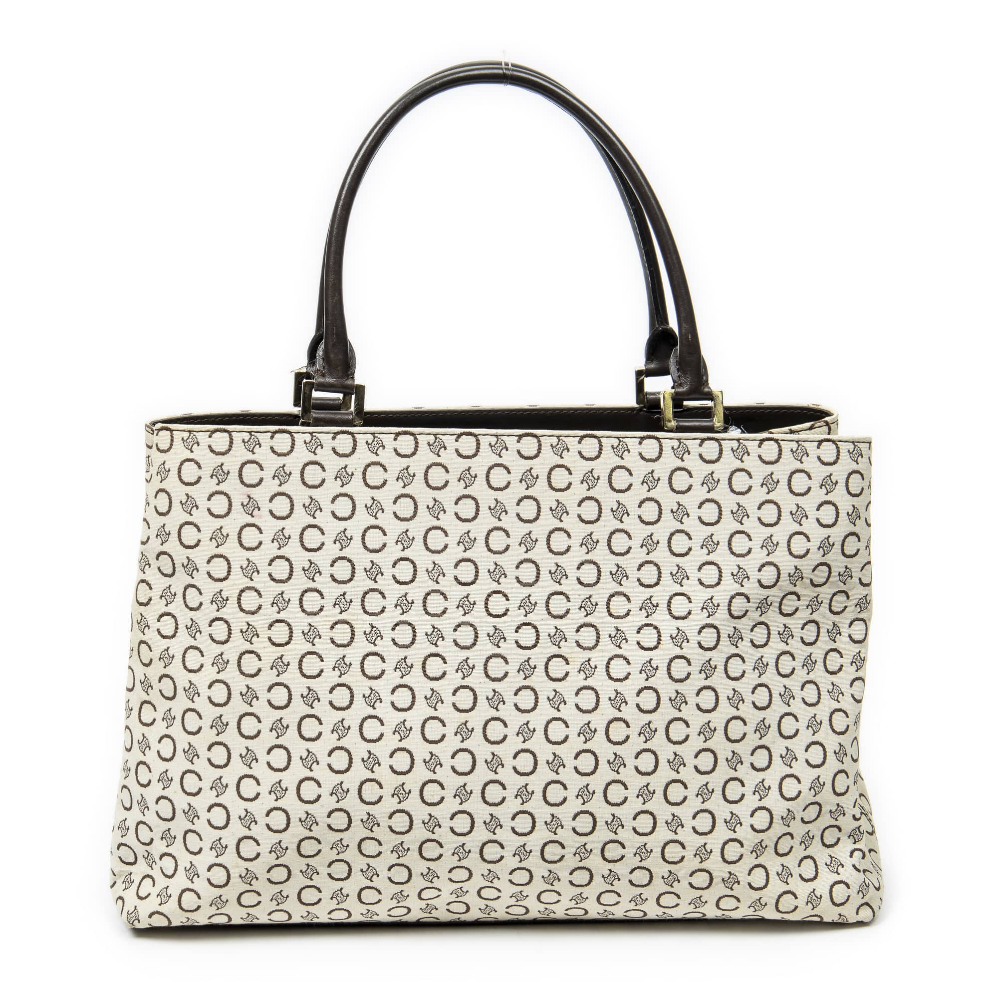 Celine Celine Beige/Brown Canvas Vintage Horizontal Tote ABC6647
