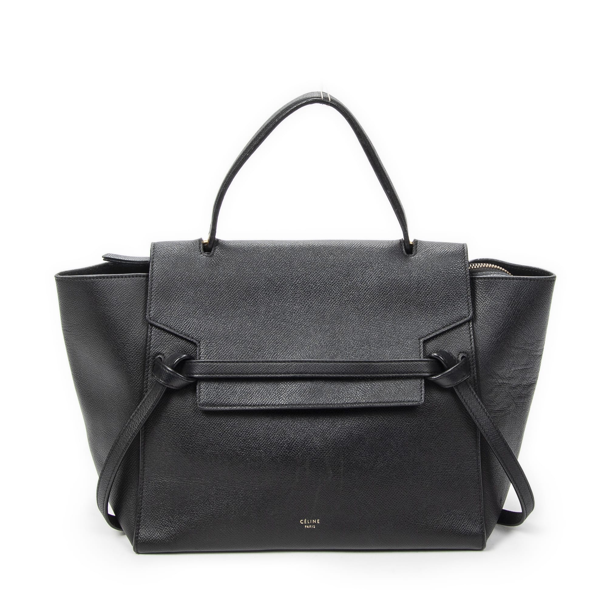 Celine Celine Black Calf Leather Mini Belt Bag ABC7203