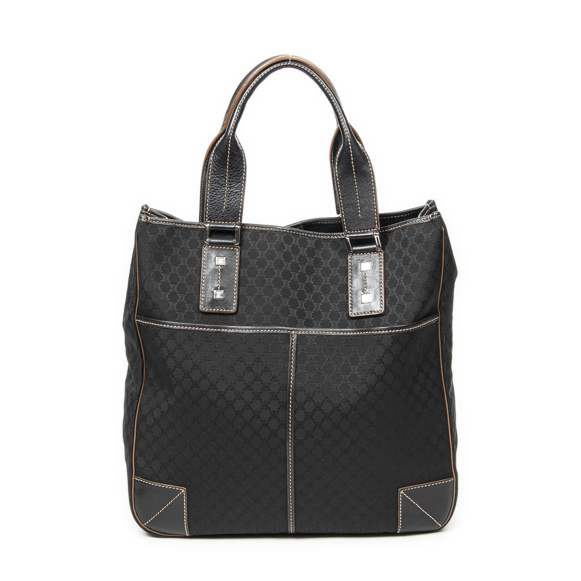 Celine Celine Black Canvas Vertical Tote ABA3900