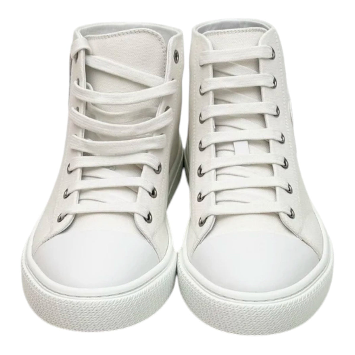 Hermes White IIIico Hi Top Sneaker Shoes  - size 39