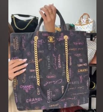 Chanel C25110160 Chanel Boutique Tote Denim