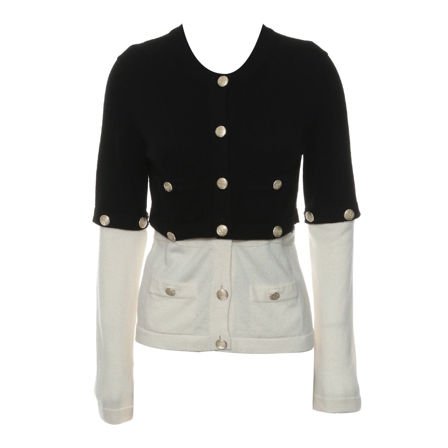 Chanel Chanel 22SS Cashmere Detachable Buttoned Cardigan