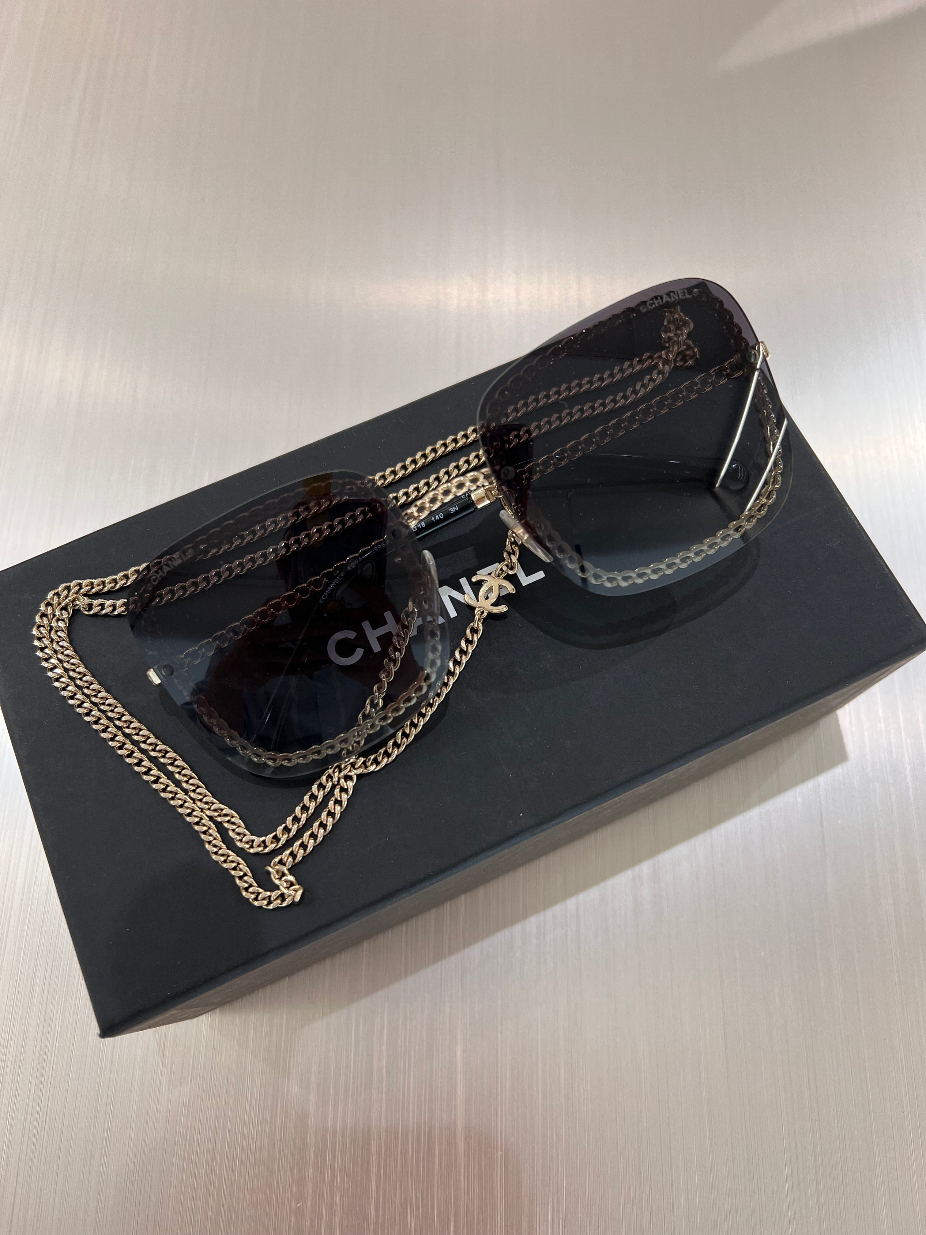 Chanel Chanel 4244 sunglasses with chain strap SKCX4070