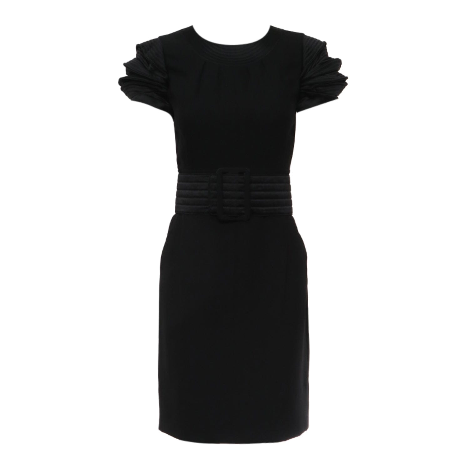 Chanel Chanel Belted Shoulder Statement Dress