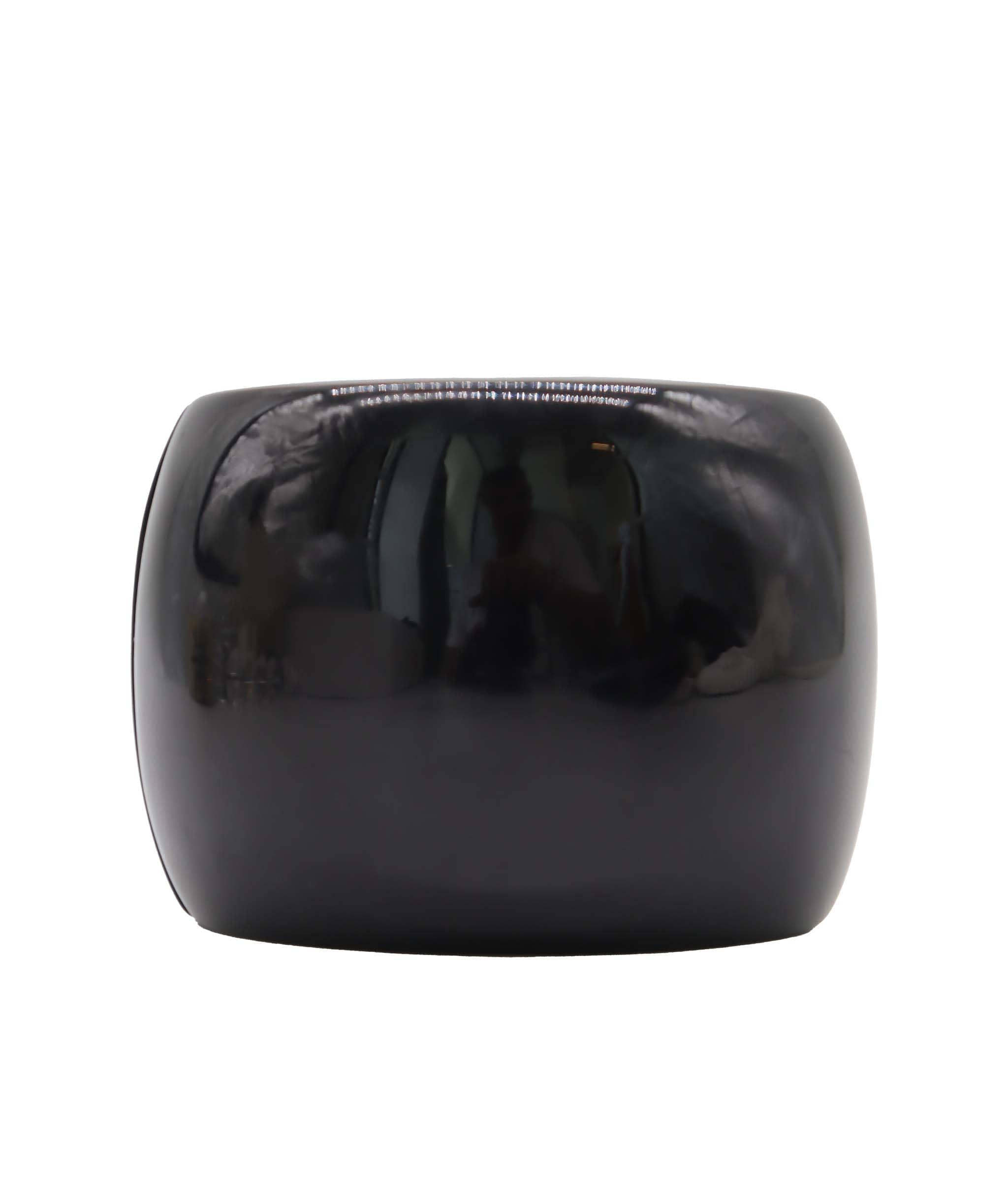 Chanel CHANEL BLACK RESIN CC CUFF BRACELET BLACK ASC7322
