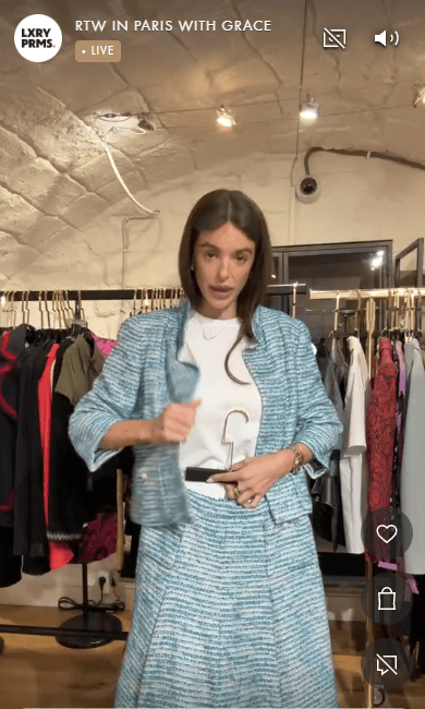 CHANEL Chanel Blue Jacket (Set) AGC3471