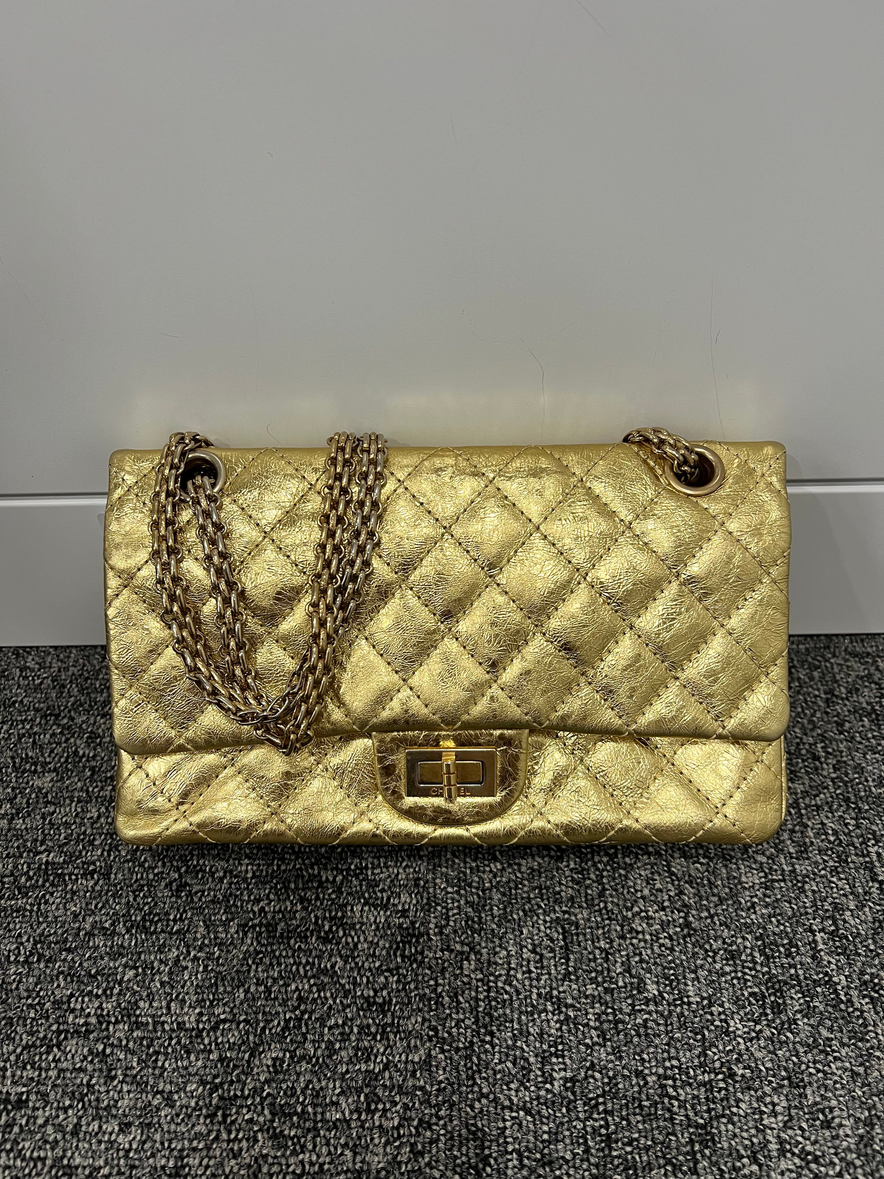 CHANEL CHANEL Calf Gold G Hardware 2 55 Chain Shoulder Bag B0705FFKEW