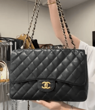 CHANEL CHANEL Caviar Black G Matelasse Chain Shoulder Bag B0701QB86E