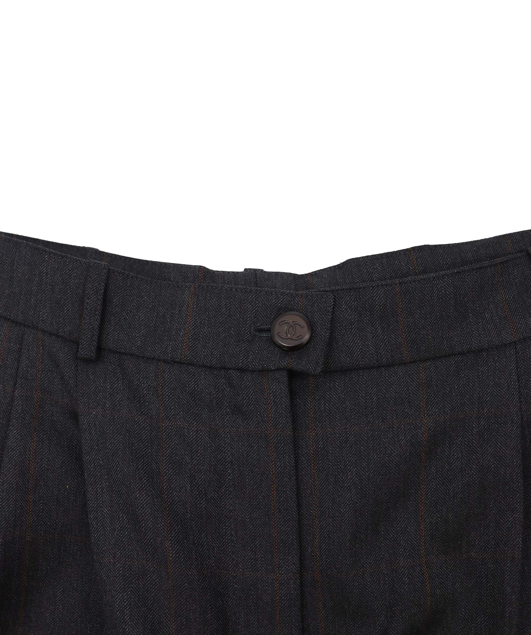 Chanel Chanel Coco Button Denim Grry Suit Size 42 DXBS3645